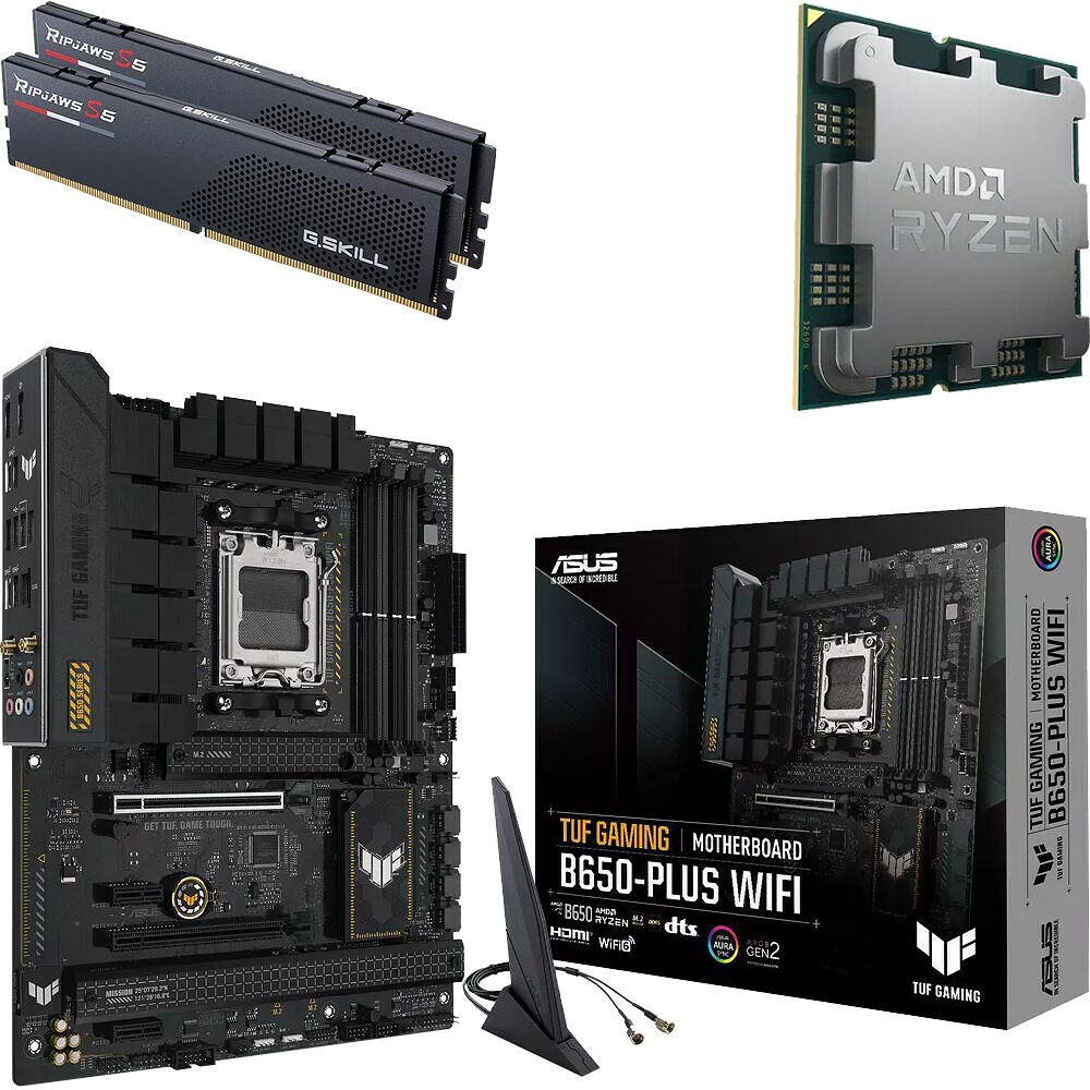 Kit Ã©vo Ryzen 7 9800X3D (Bulk) + TUF GAMING B650-PLUS WIFI + 32 Go (image:1)