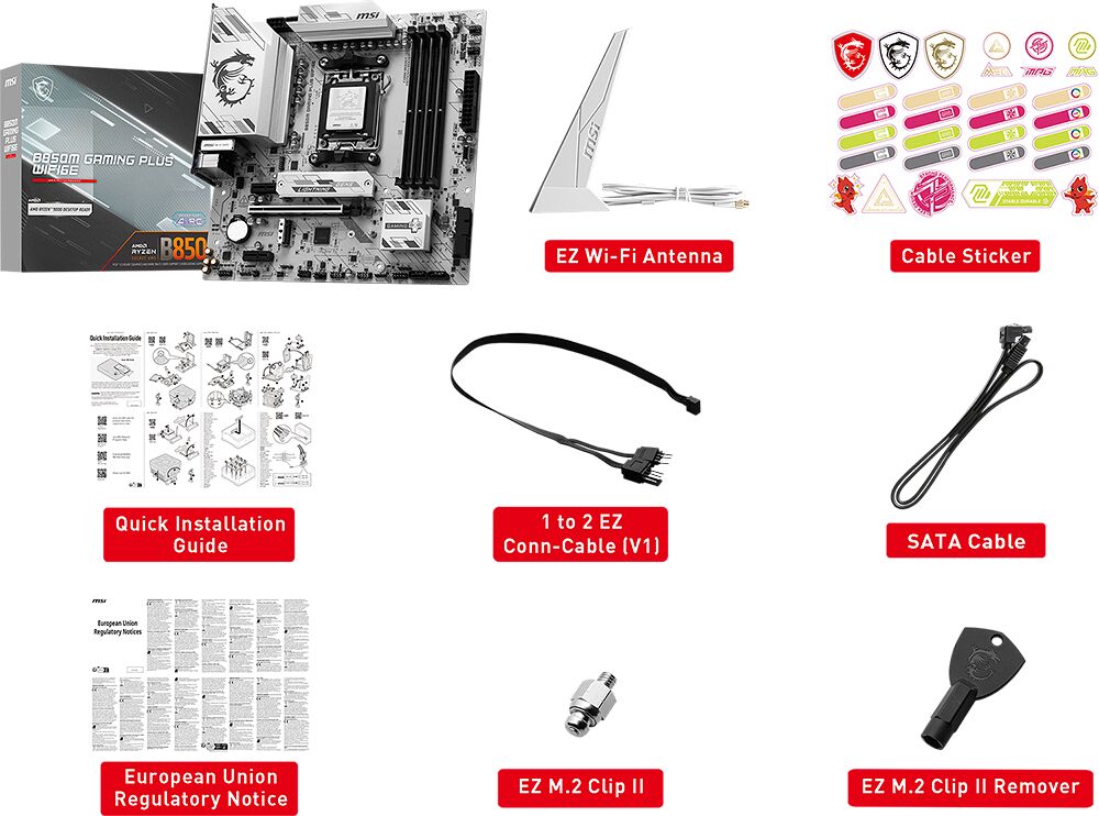 MSI B850M GAMING PLUS WIFI6E (image:1)