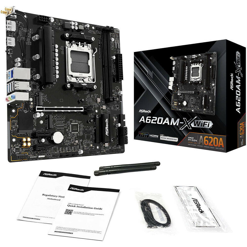 ASRock A620AM-X WiFi (image:1)