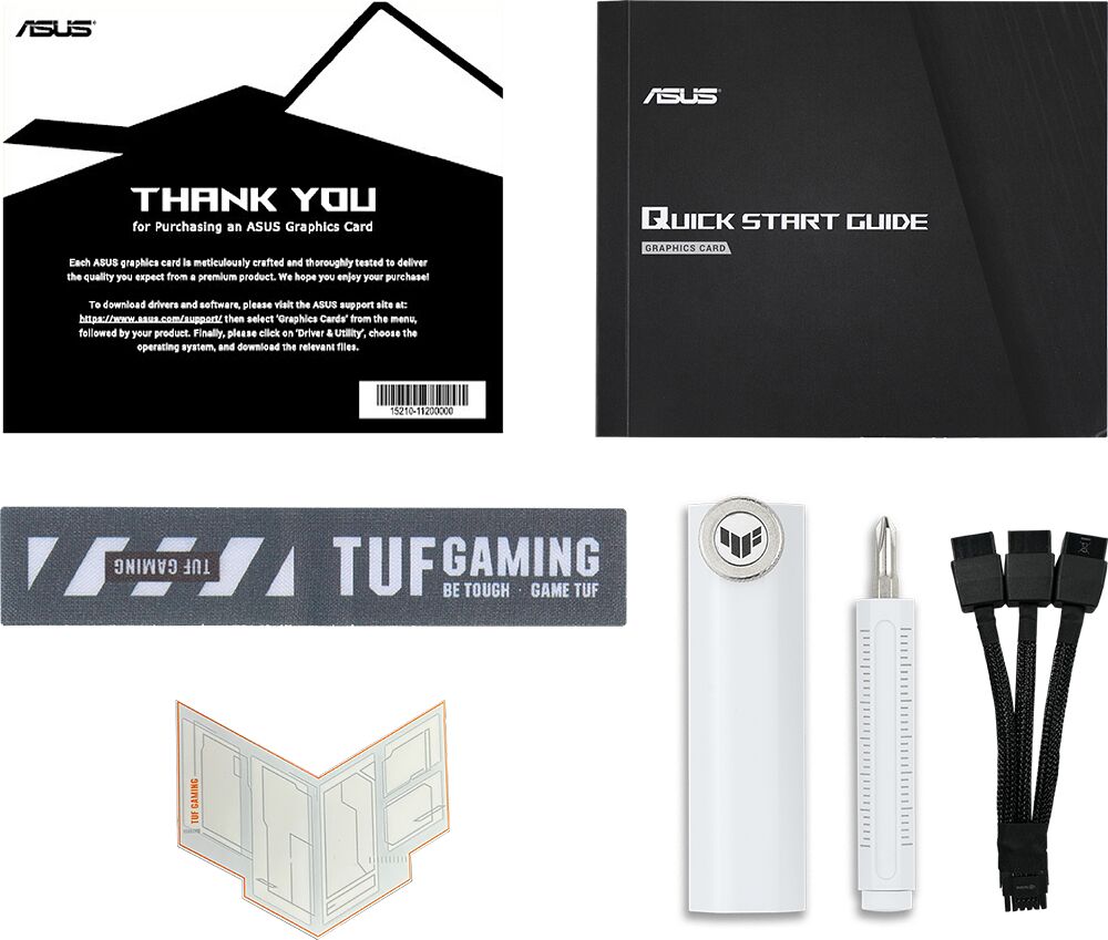 Asus GeForce RTX 5070 Ti TUF O16G WHITE (image:1)