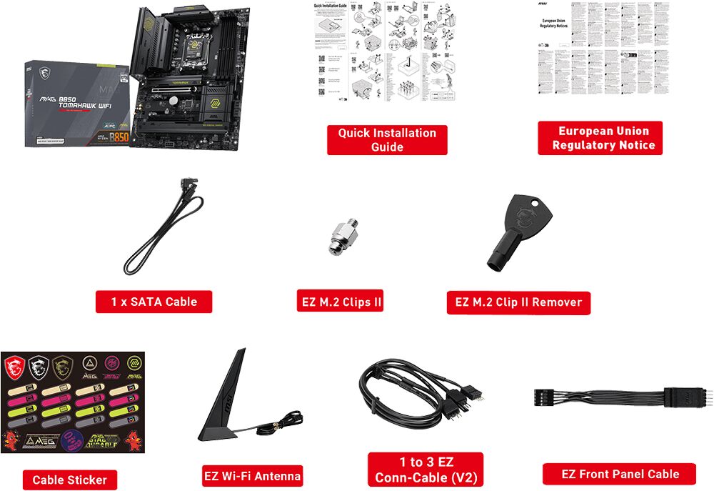 MSI MAG B850 TOMAHAWK WIFI (image:1)