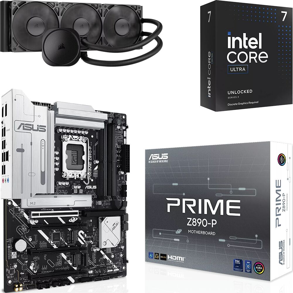 Trio Intel Core Ultra 7 265KF + ASUS PRIME Z890-P + Nautilus RS 360 (image:1)