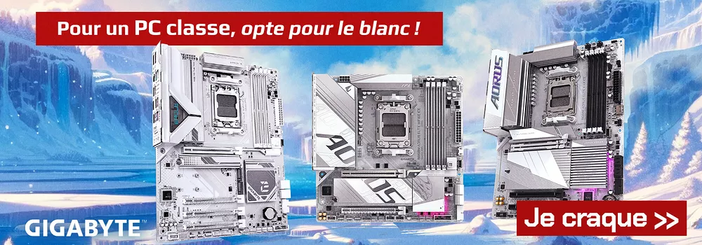 gigabyte cm blanc
