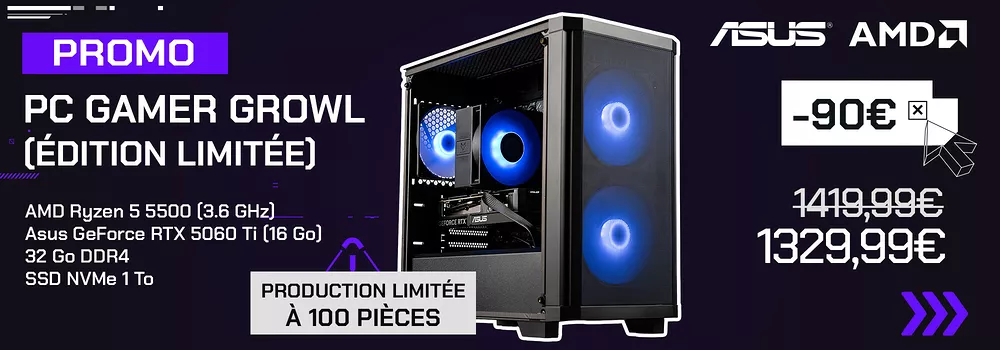 Soldes2026 PC Gamer GROWL