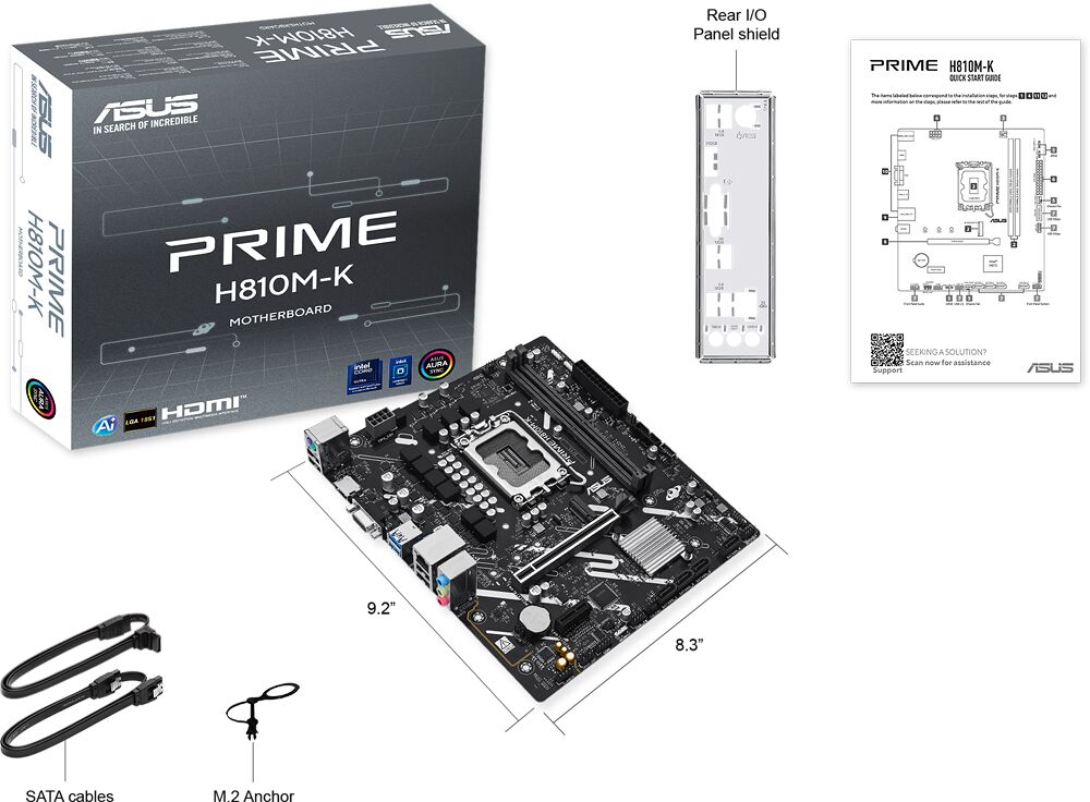 ASUS PRIME H810M-K (image:1)