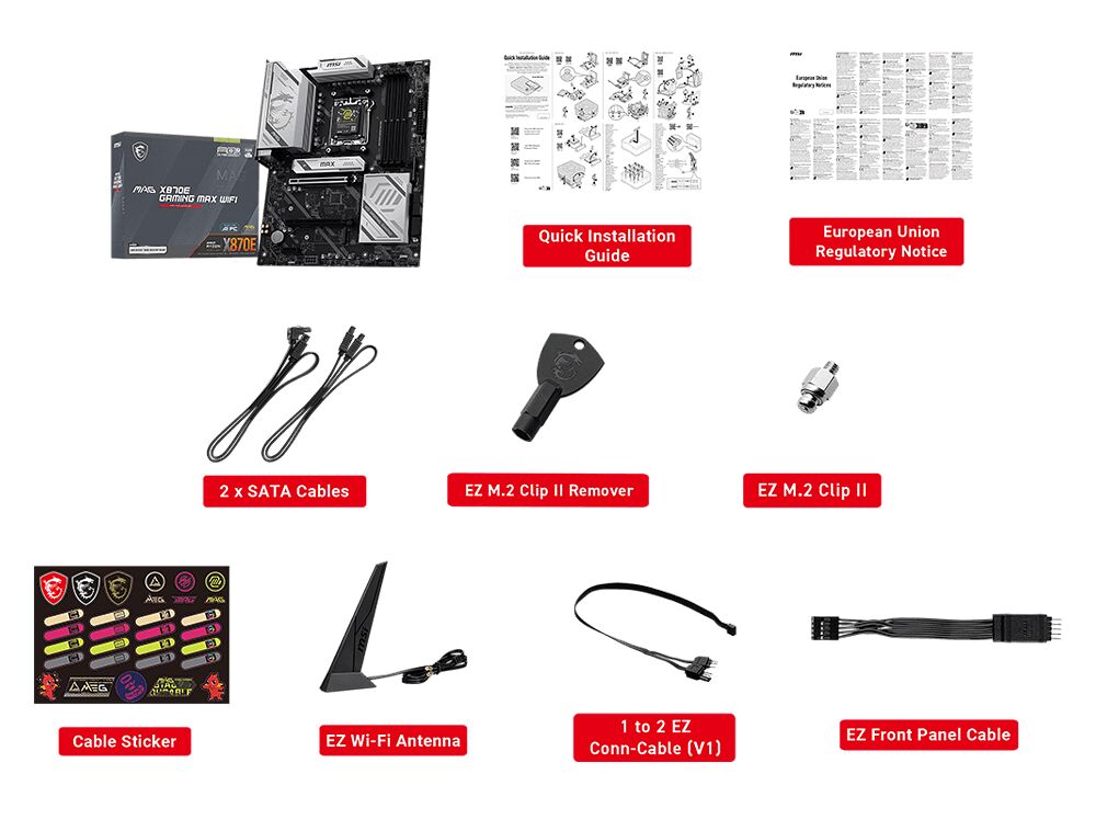 MSI MAG X870E GAMING MAX WIFI (image:1)