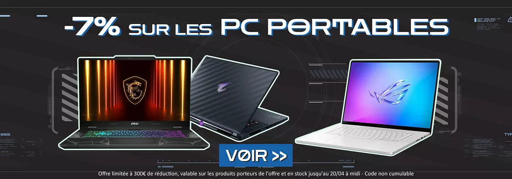 7% PC portables - MECHA