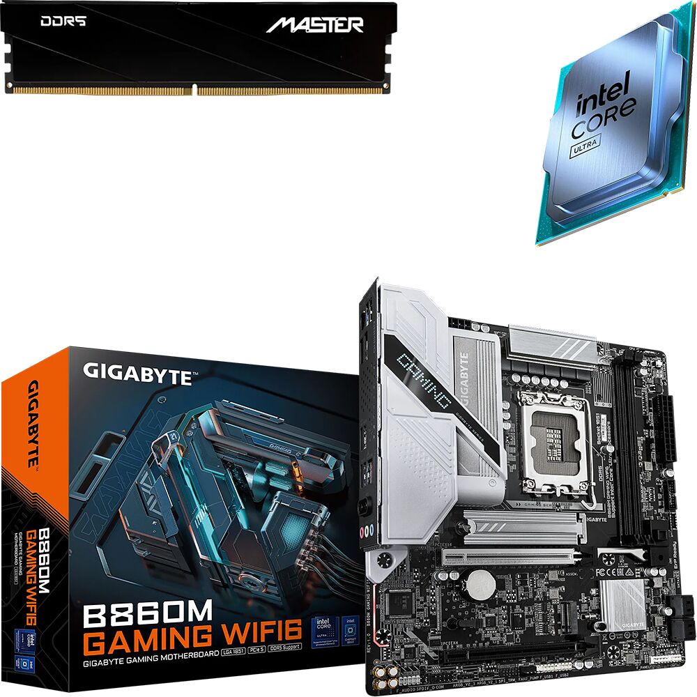 Kit Ã©vo Core Ultra 5 250KF Plus (Tray) + B860M GAMING WIFI6 + 16 Go (image:1)