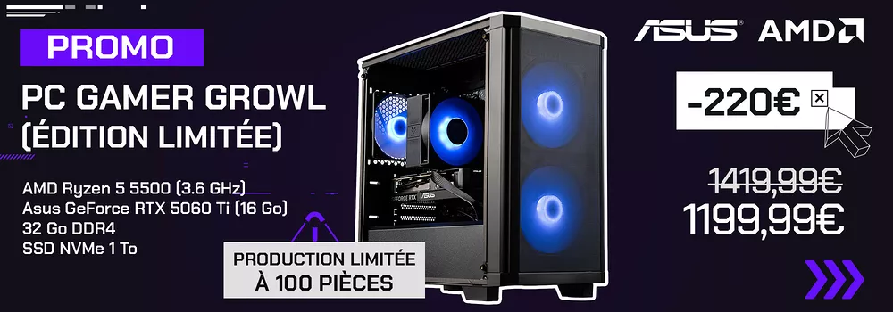 Soldes2026 PC Gamer GROWL