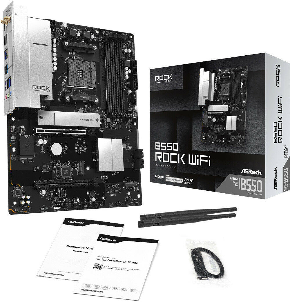 ASRock B550 Rock WIFI (image:1)