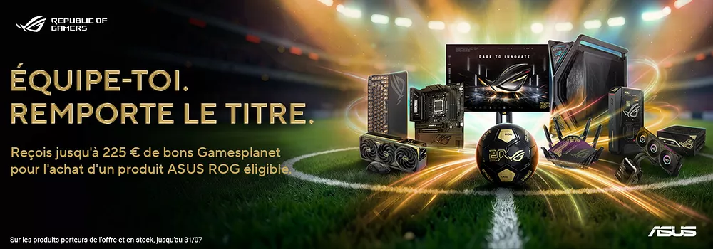 slide ODR ASUS ROG Gamesplanet