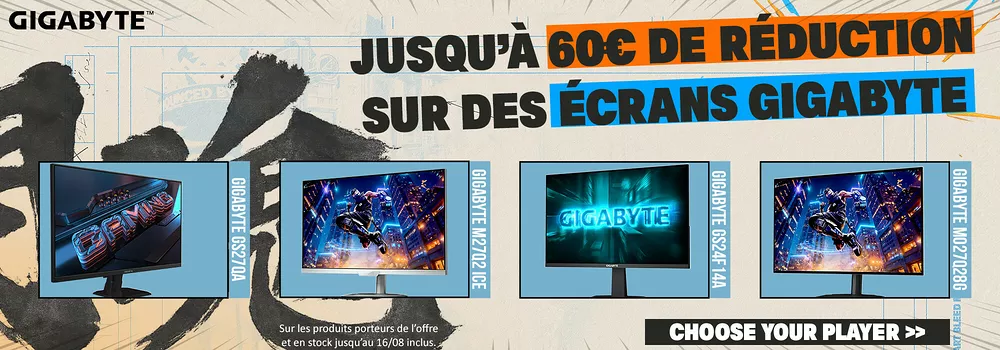 Ecran gigabyte BAGARRE