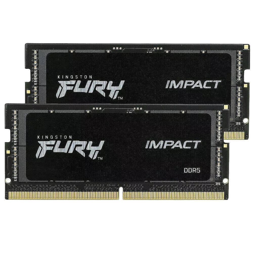 SO-DIMM DDR5 Kingston Fury Impact - 16 Go (2 x 8 Go) 4800 MHz - CAS 38