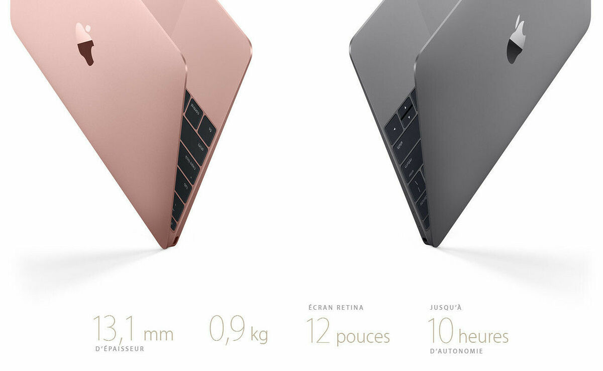 Apple MacBook 12'' 512 Go Gris Sidéral (2017) (image:2)