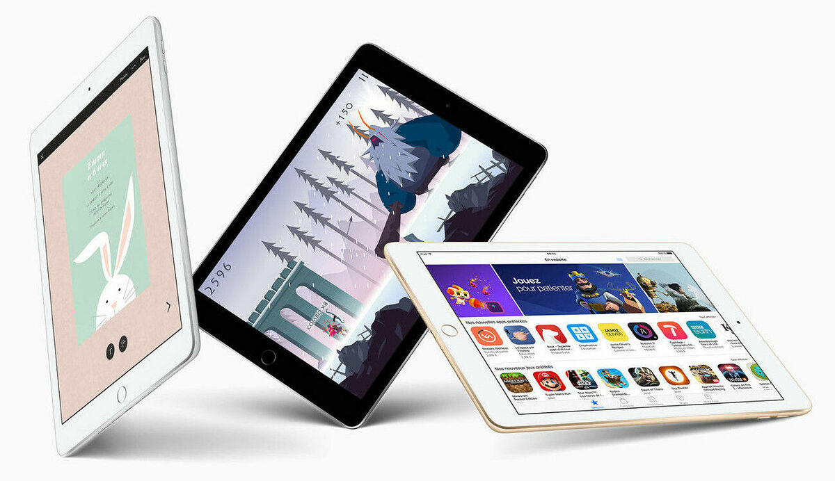 Apple iPad 128 Go Wi-Fi Gris sidéral (2017) (image:2)