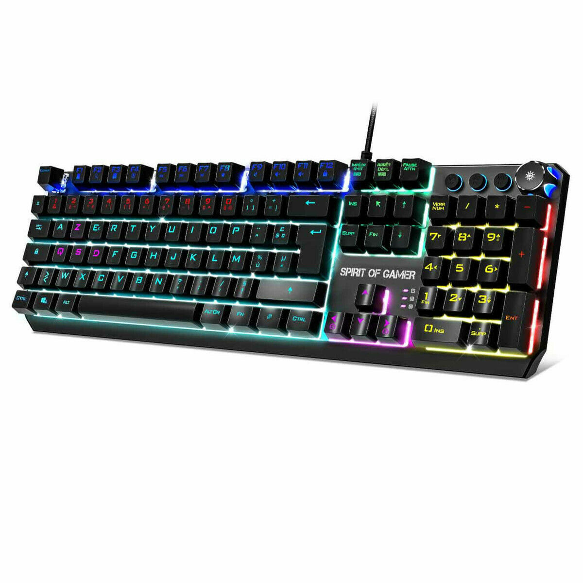 Spirit of Gamer Xpert-K400 (Victory Blue) (AZERTY) (image:2)
