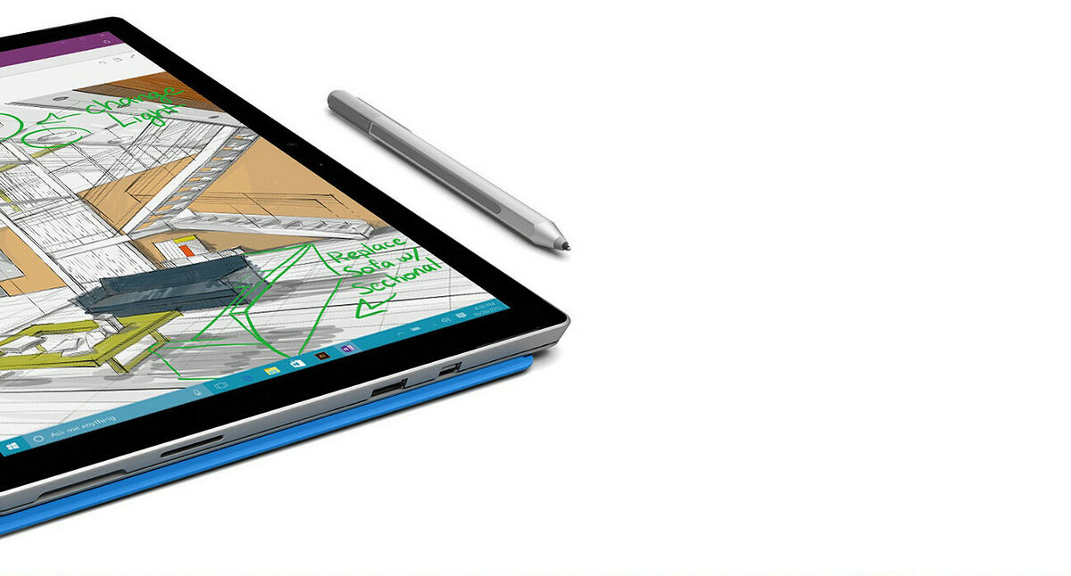Microsoft Surface Pro 4 Core i5 256 Go Wi-Fi Silver (image:5)