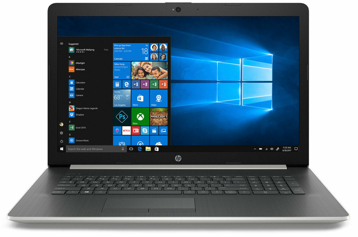 HP Notebook 17 (17-BY0007NF) Argent (image:3)