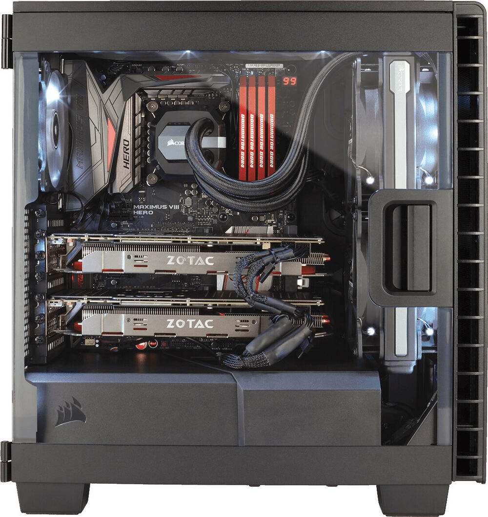 Corsair Carbide Clear 400C, Noir
