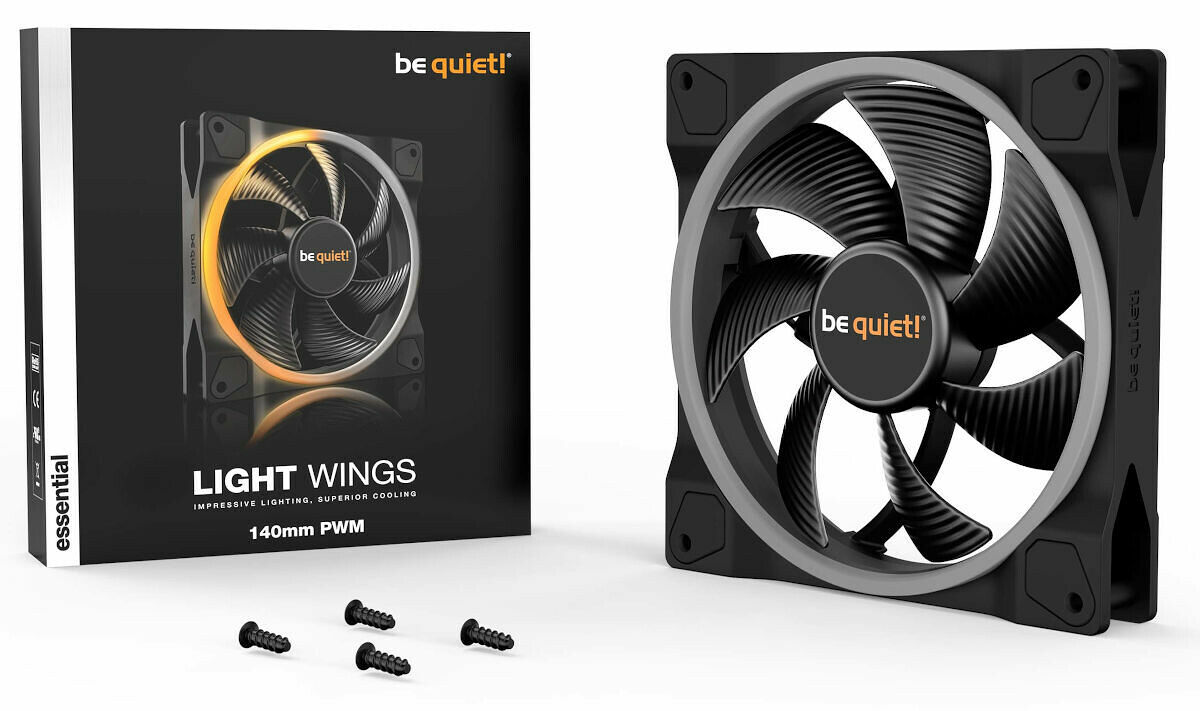 be quiet! Light Wings PWM - 140 mm (image:1)