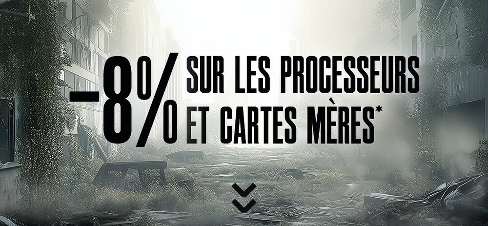 header promo processeurs et cartes mères