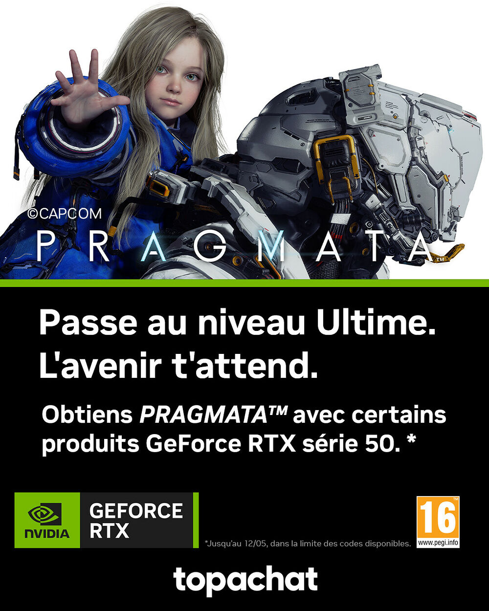 PRAGMATA offert avec NVIDIA !