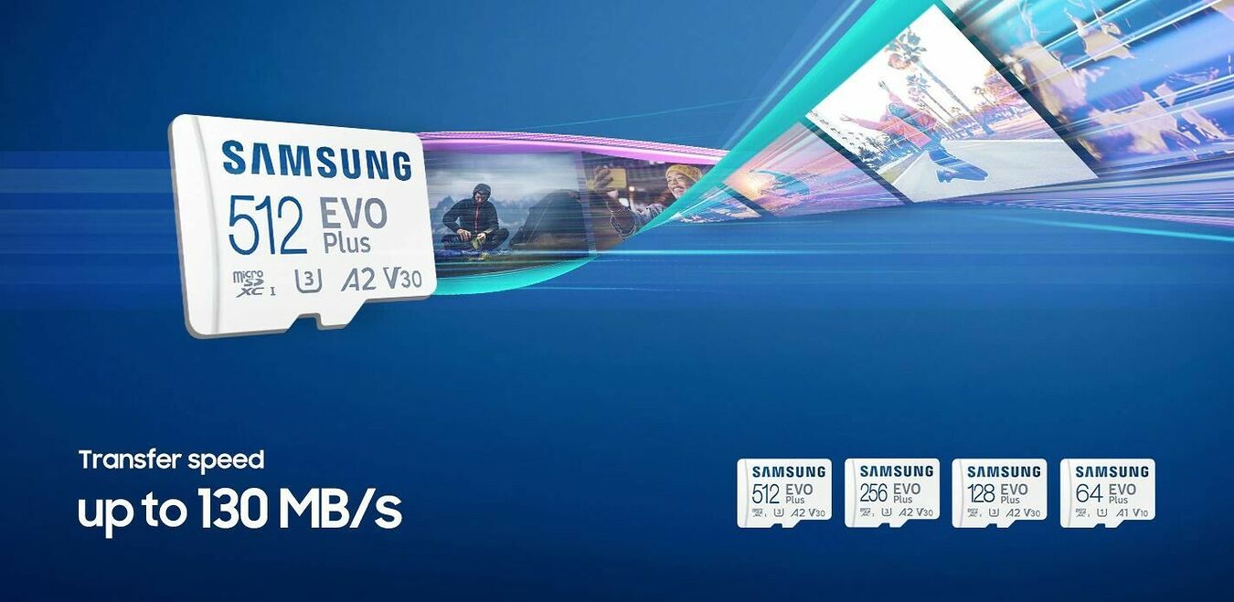 Samsung EVO Plus - Micro SDXC - UHS-I U3 A2 V30 - 512 Go (image:4)