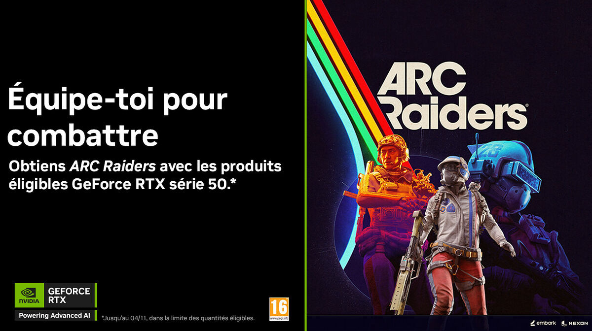 ARC Raiders offert avec NVIDIA