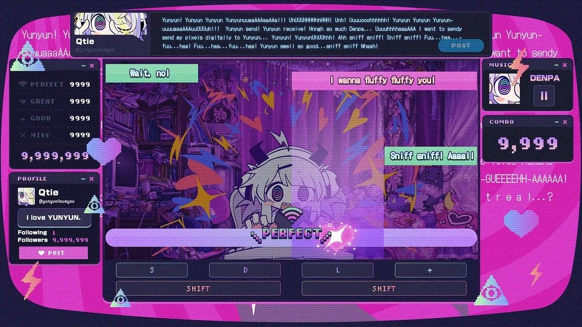 Screen Yunyun Syndrome!?: Rhythm Psychosis