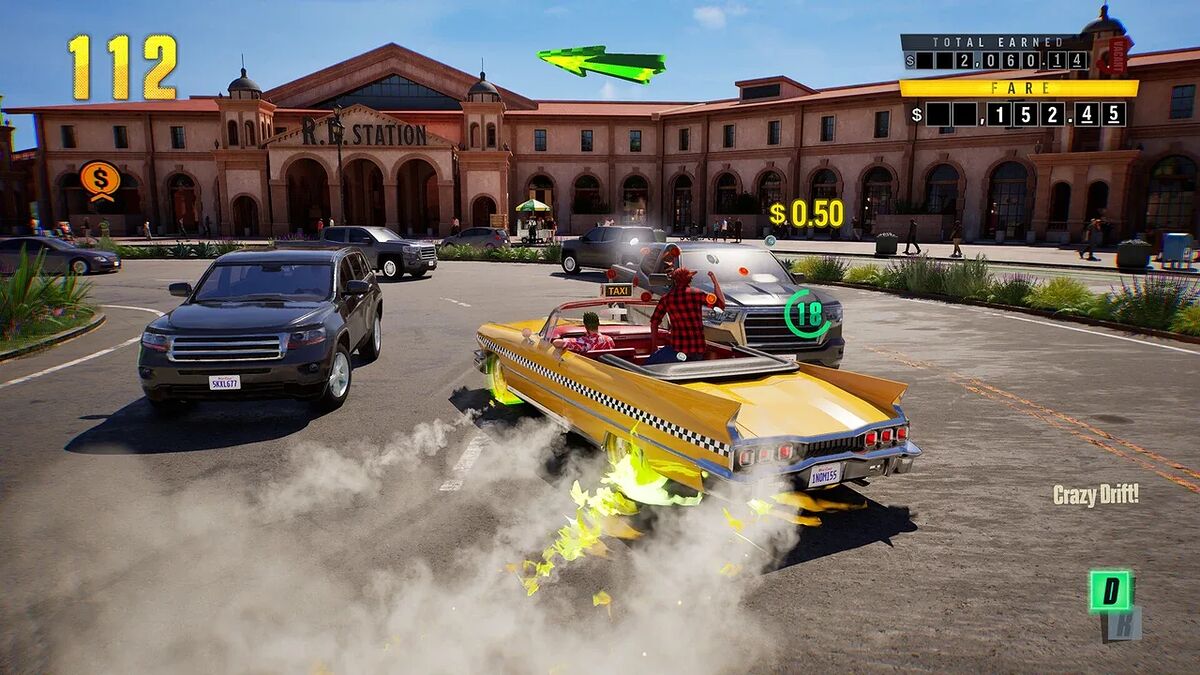 Screen Crazy Taxi: World Tour