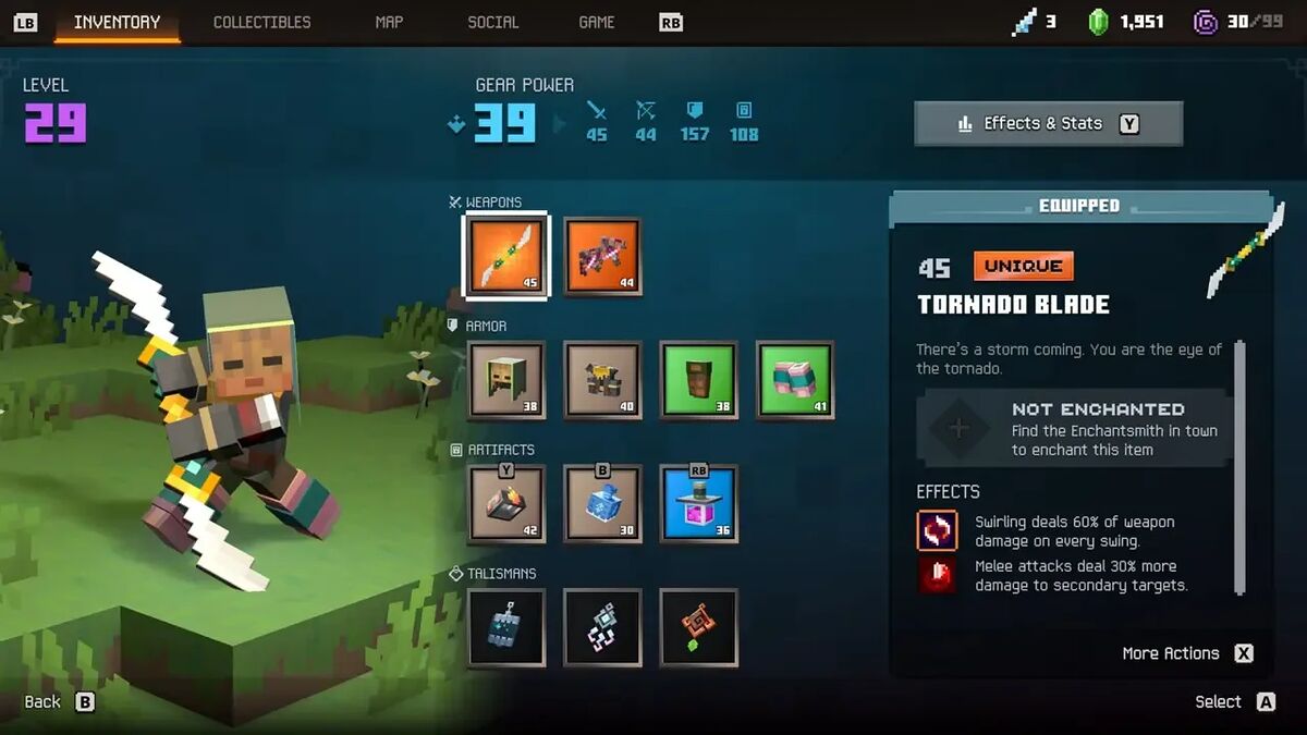 Screen Minecraft Dungeons II