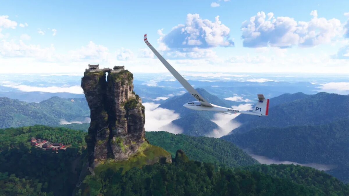 Screen Flight Simulator 2024