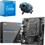 20.00 € de remise sur Duo Intel Core i5-12400F + MSI PRO H610M-E DDR4