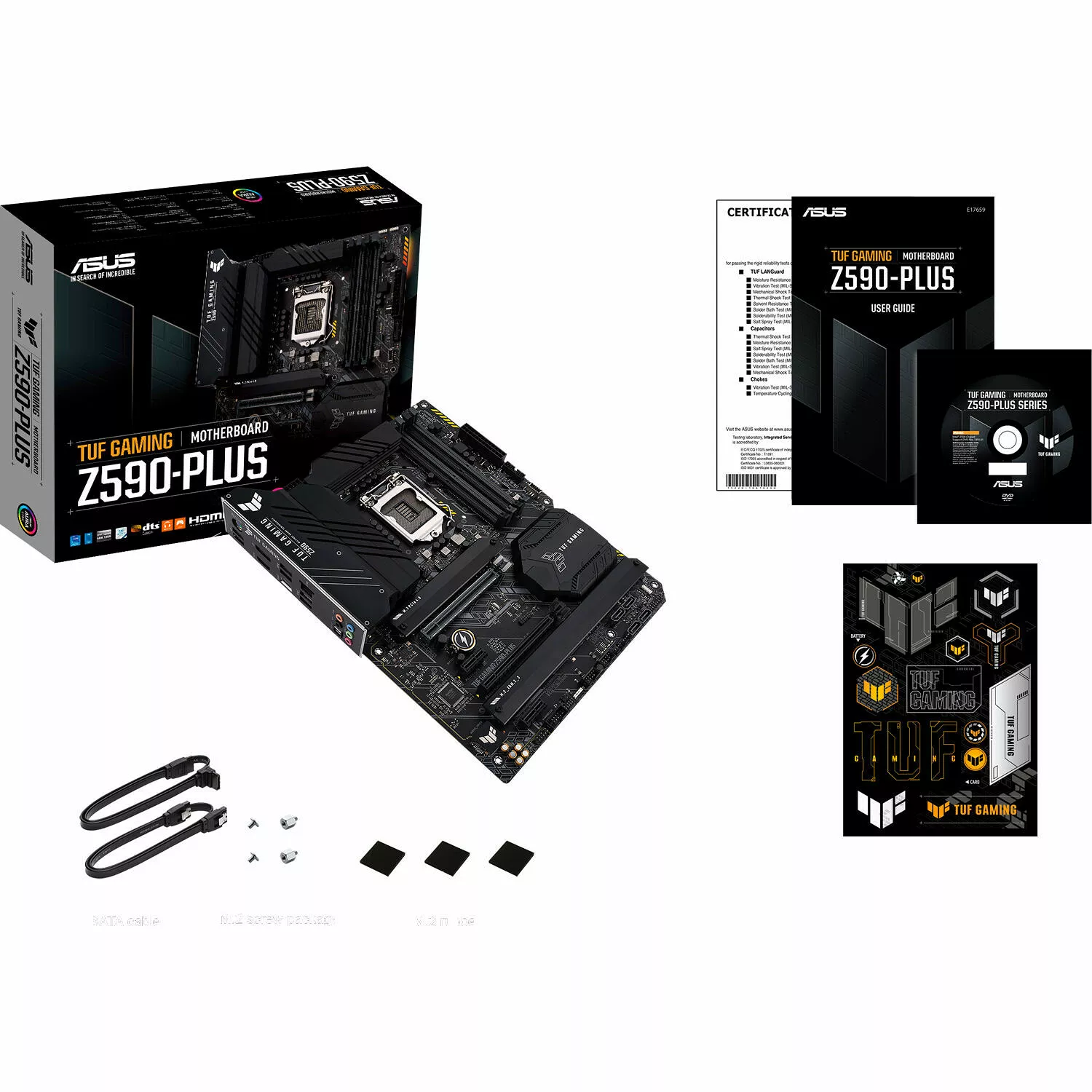 Kit évo Intel Core i7-11700K + Asus TUF Z590-PLUS + Dark Rock 4 +