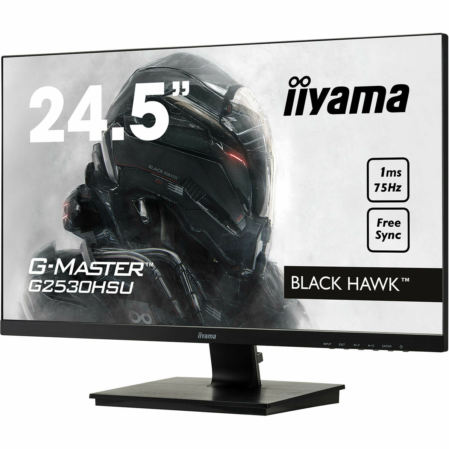 IIyama Support de bureau pour 3 écrans 10 à 27 Hauteur réglable  (DS1003C-B1)