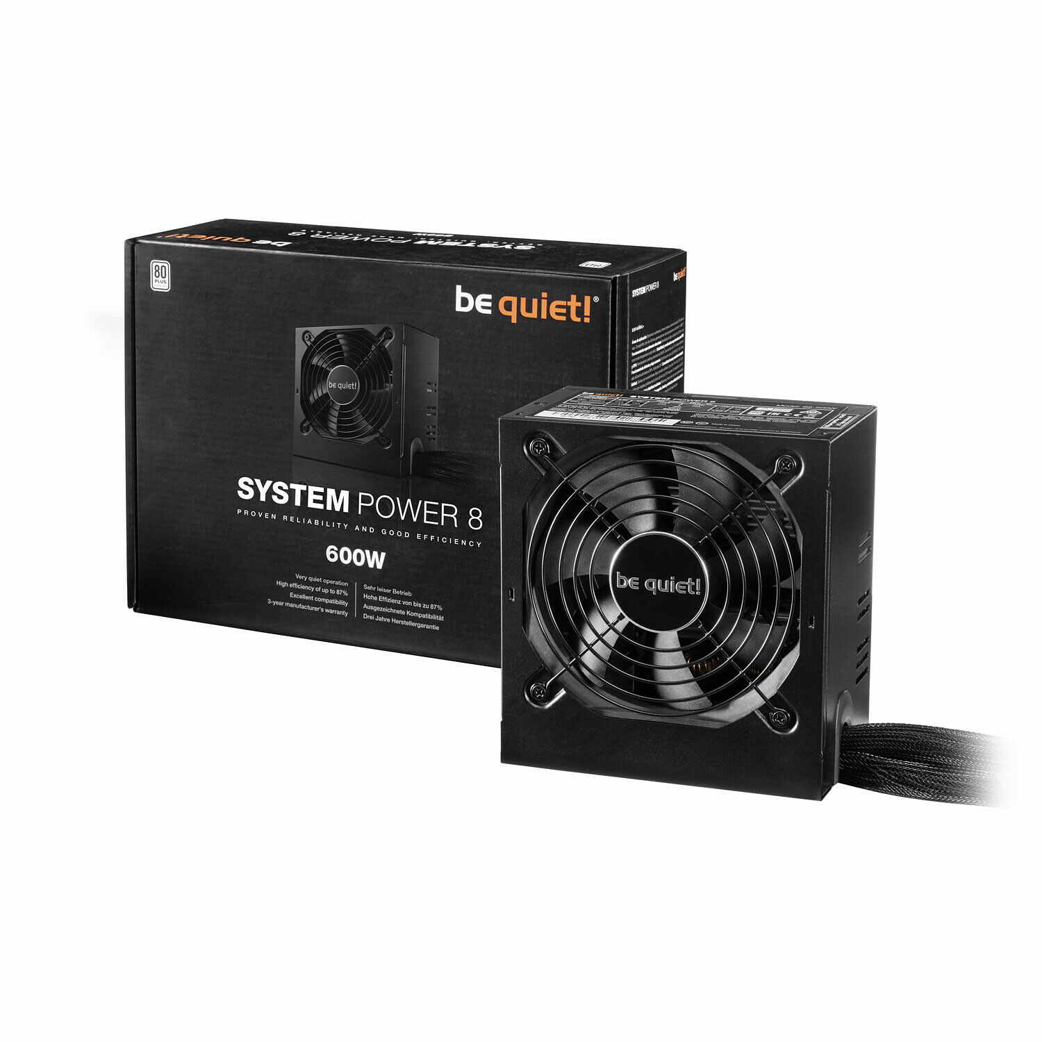 Be Quiet ! System Power 8, 600W