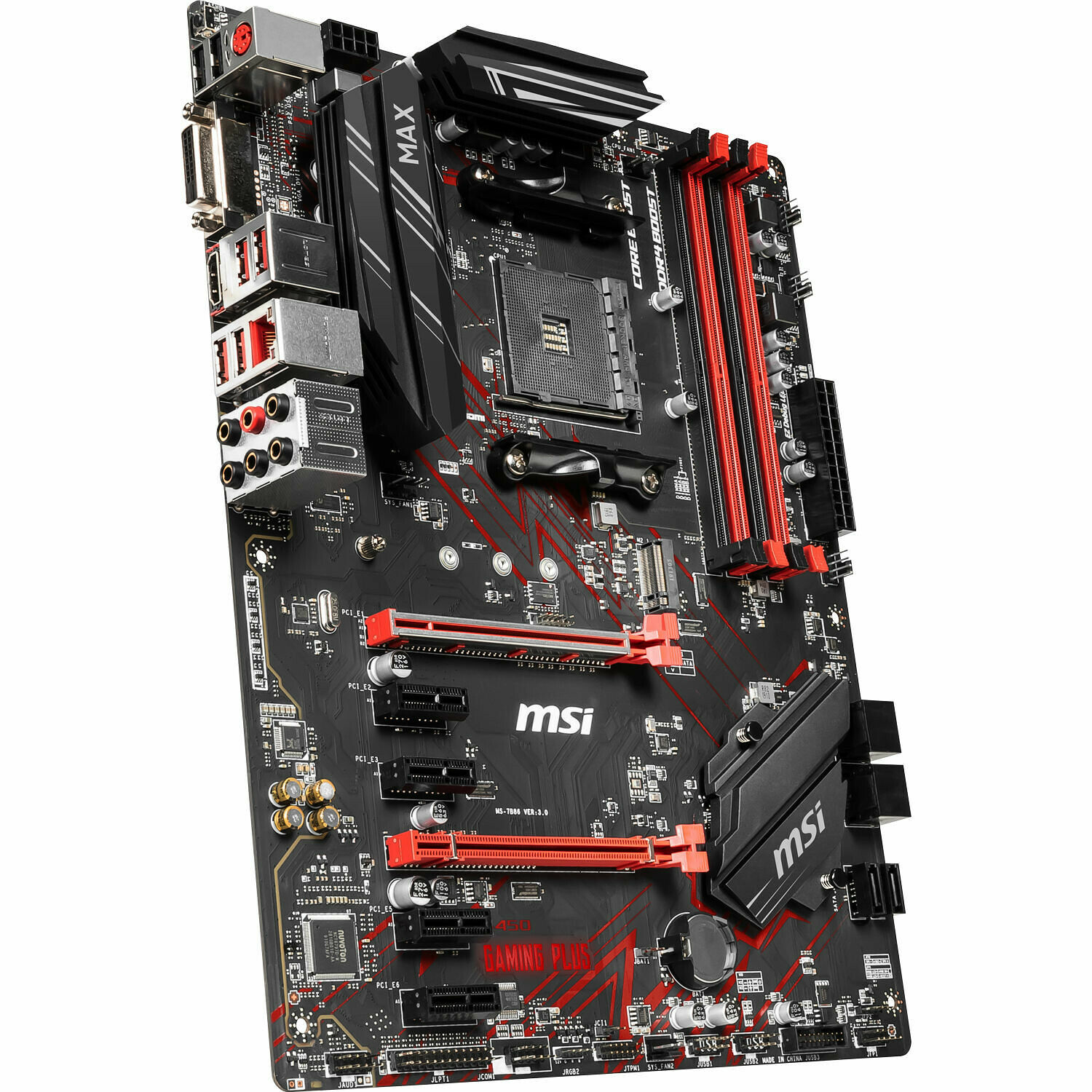 MSI B450 GAMING PLUS MAX carte mère Emplacement AM4 ATX AMD B450 -  Cdiscount Informatique
