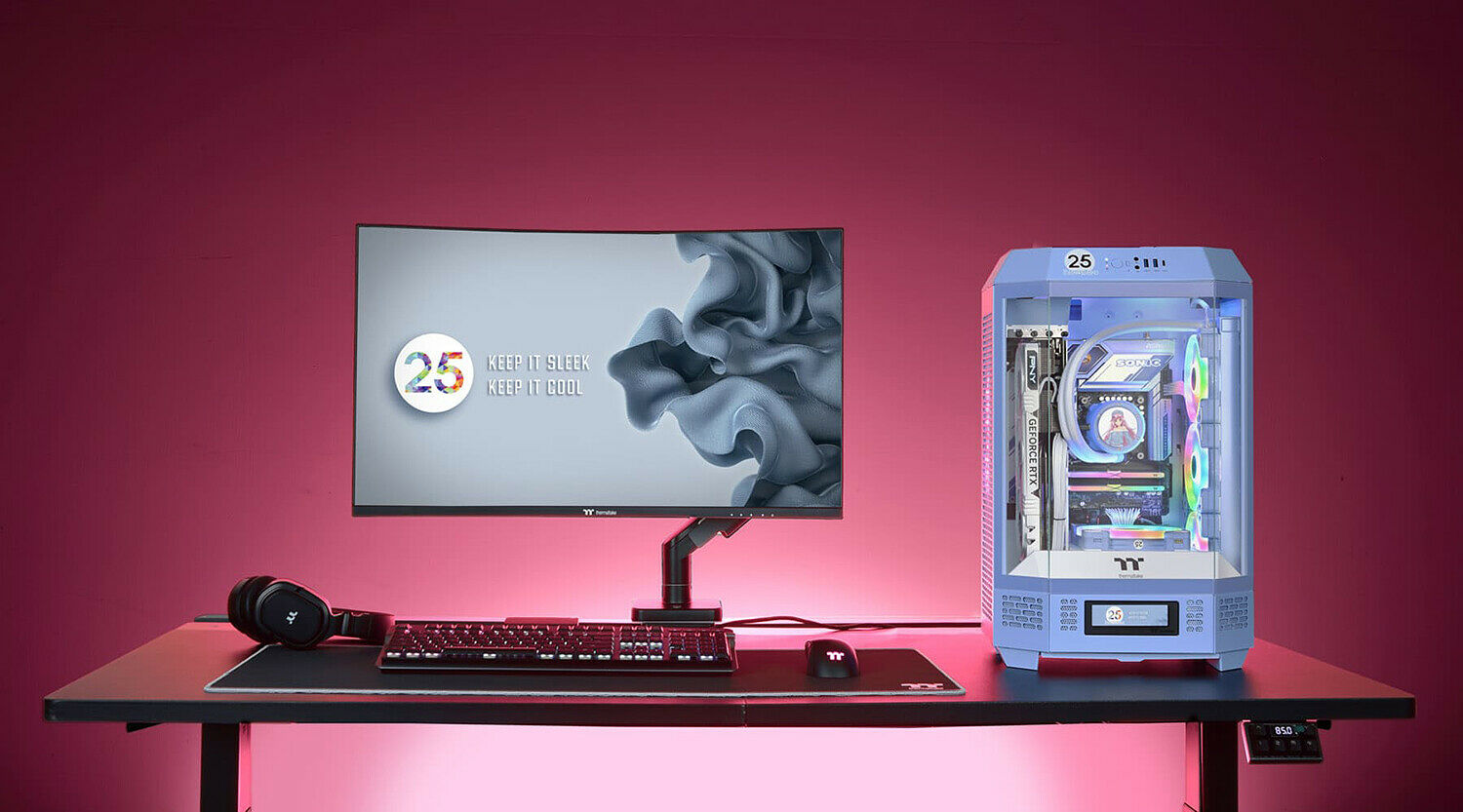 Thermaltake The Tower 300 - Bleu (image:3)