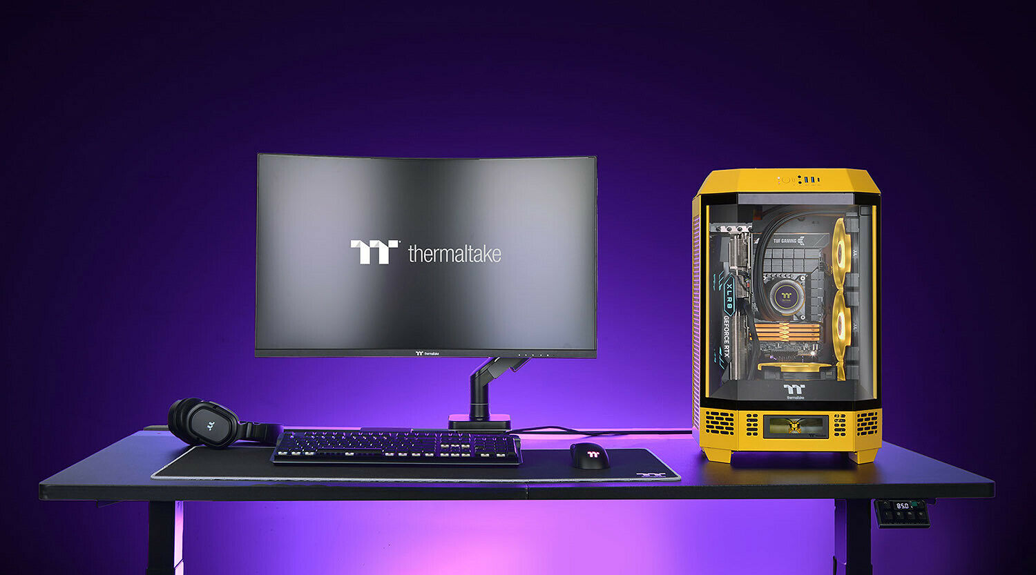 Thermaltake The Tower 300 - Jaune (image:3)