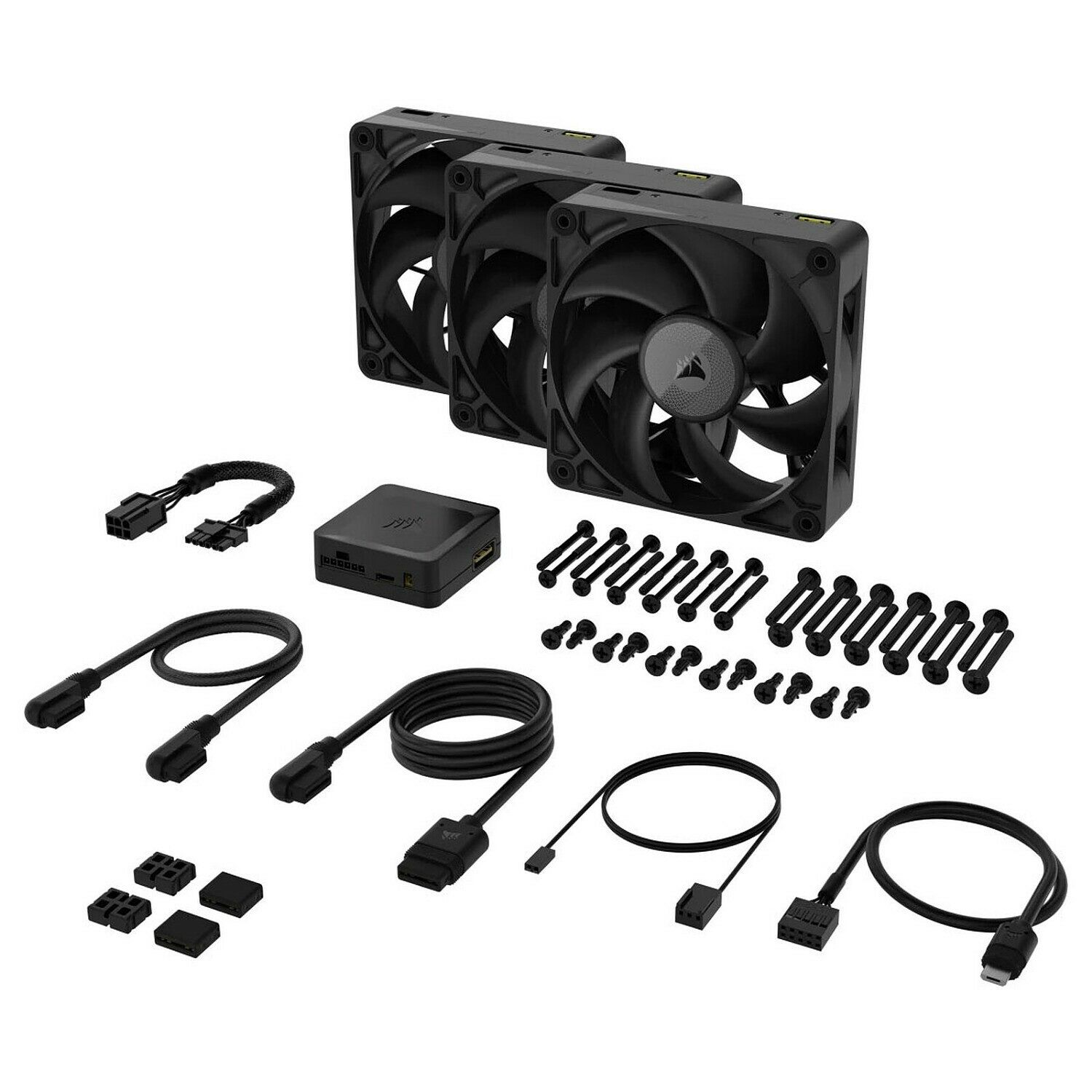 Corsair iCue Link RX120 Max Noir (Pack de 3) - 120 mm (image:1)