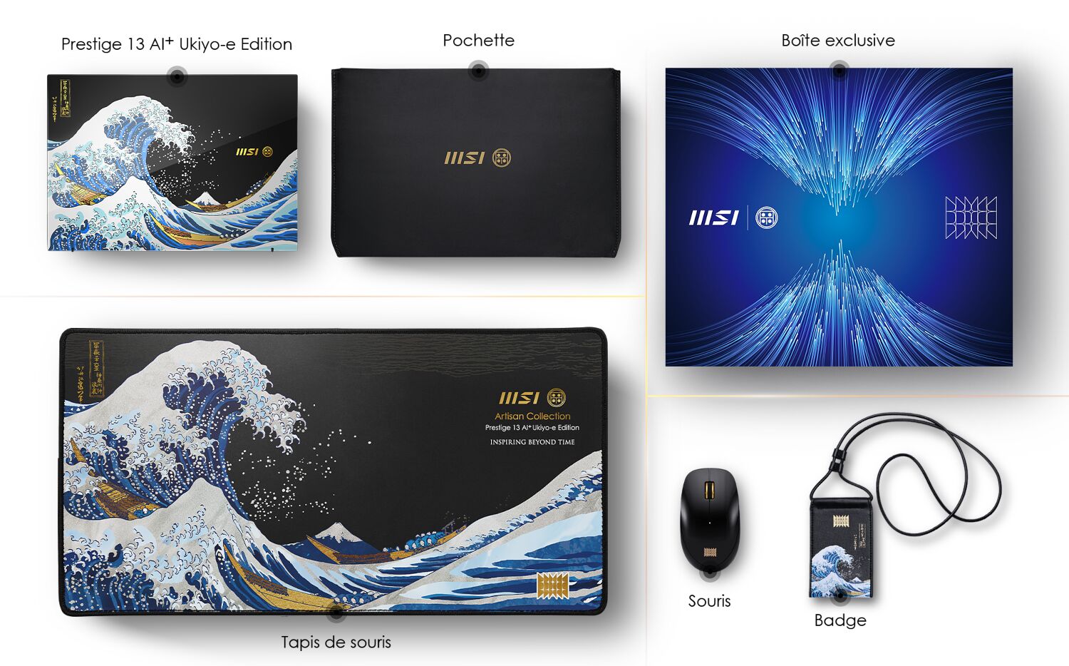 MSI Prestige 13 AI+ Ukiyo-e Edition (A2VMG-085FR) (image:6)