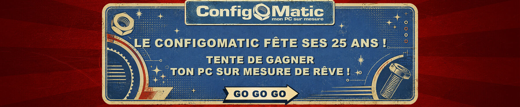Logo ConfigoMatic 25 ans anniversaire