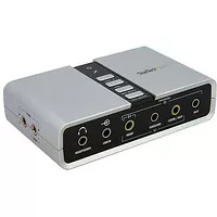 StarTech com Carte son Adaptateur audio USB 7 1 avec audio numerique SPDIF
