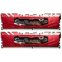 G Skill Flare X Series Red 16 Go 2x8Go DDR4 2400 MHz CL15
