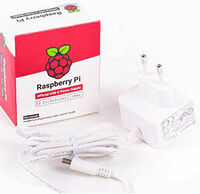 Raspberry Alimentation secteur USB-C 5V 3A - Blanc (image:2)