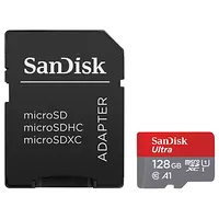 SanDisk Ultra Chromebook microSD UHS I U1 128 Go Adaptateur SD
