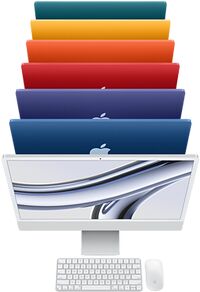 Apple iMac M3 (2023) 24 pouces 256o (MQR93FN/A-MKPN) - Argent (image:3)