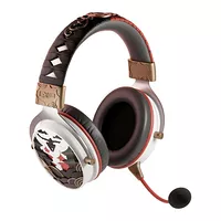 Lexip Auriculaires Lexip Assassin s Creed Shadows sans fil et filaire Bluetooth 2 4 GHz Gaming LED Red White
