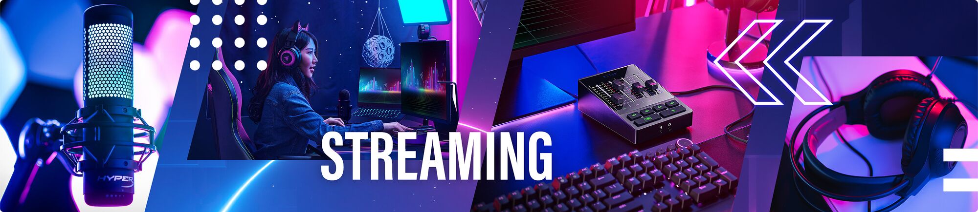 Tout le matériel streaming TopAchat - micro, webcam, carte d'acquisition, éclairage
