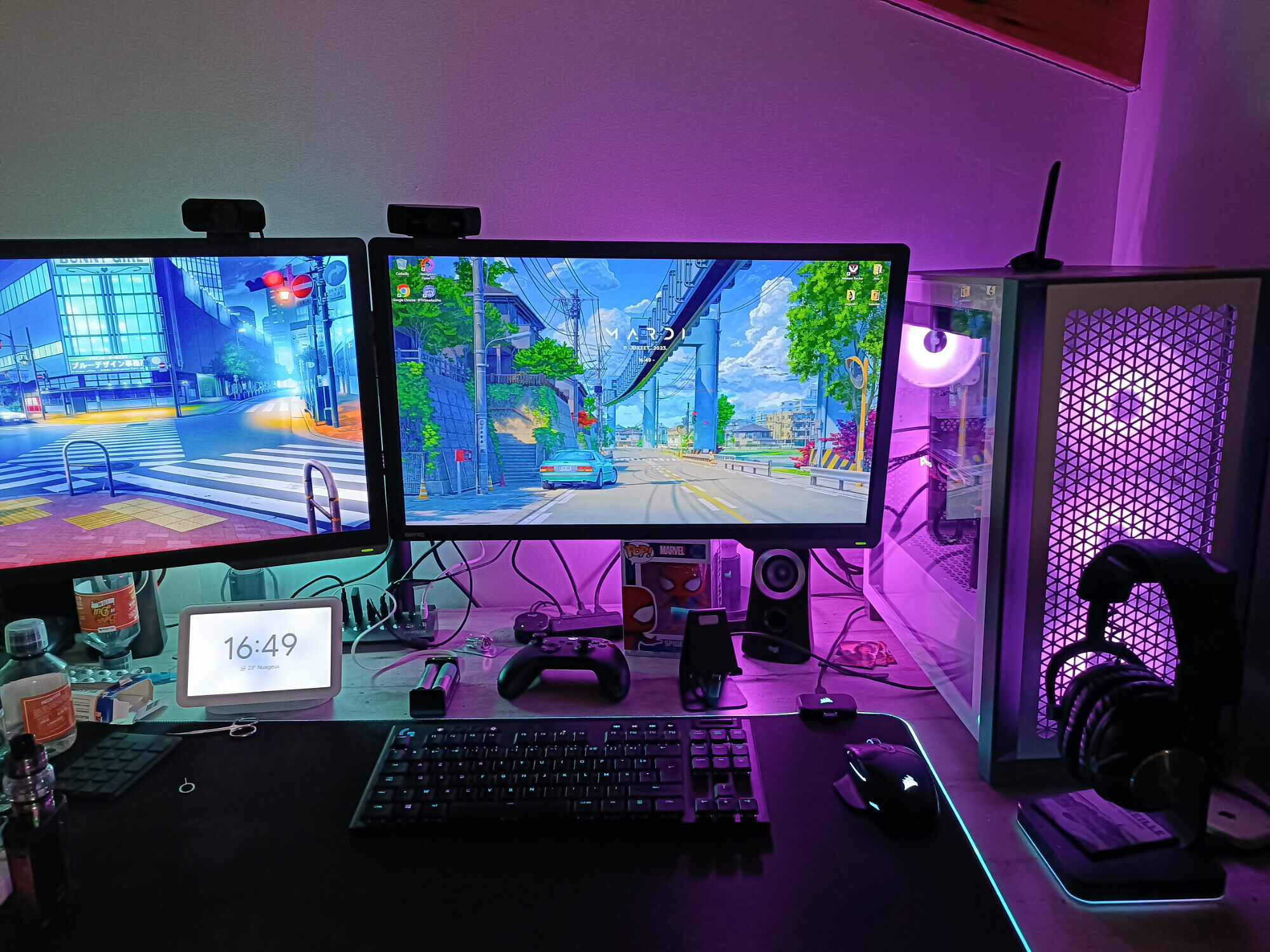 Photo du setup